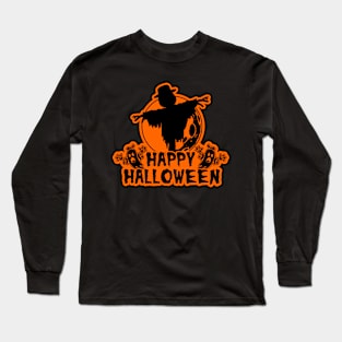 Halloween Scarecrow Long Sleeve T-Shirt